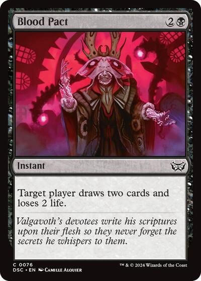 Blood Pact (Commander: Duskmourn: House of Horror) Near Mint