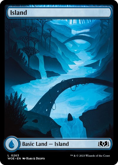 Island (0263) (Wilds of Eldraine) Near Mint