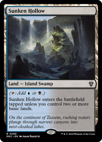 Sunken Hollow (Commander: Murders at Karlov Manor) Near Mint