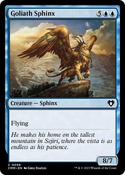 Goliath Sphinx (Commander Masters) Near Mint