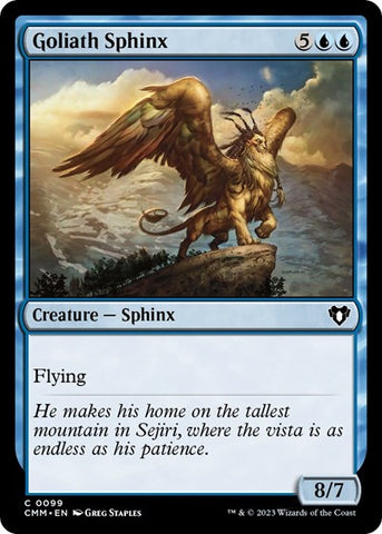 Goliath Sphinx (Commander Masters) Near Mint
