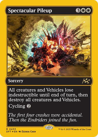 Spectacular Pileup (First-Place Foil) (Aetherdrift) Near Mint Foil