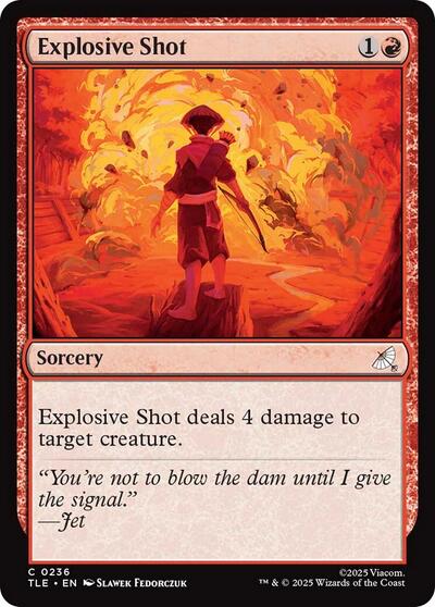 Explosive Shot (Avatar: The Last Airbender: Eternal-Legal) Near Mint Foil