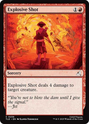 Explosive Shot (Avatar: The Last Airbender: Eternal-Legal) Near Mint Foil