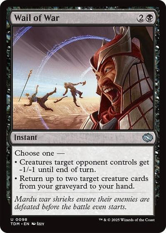 Wail of War (Tarkir: Dragonstorm) Near Mint Foil