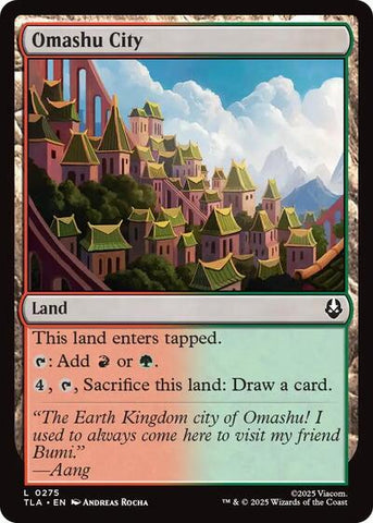 Omashu City (Avatar: The Last Airbender) Near Mint Foil