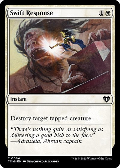Swift Response (Commander Masters) Near Mint Foil