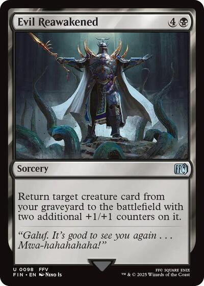Evil Reawakened (Universes Beyond: FINAL FANTASY) Near Mint Foil
