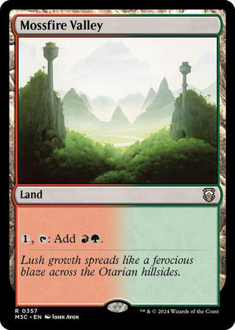 Mossfire Valley (Commander: Modern Horizons 3) Near Mint