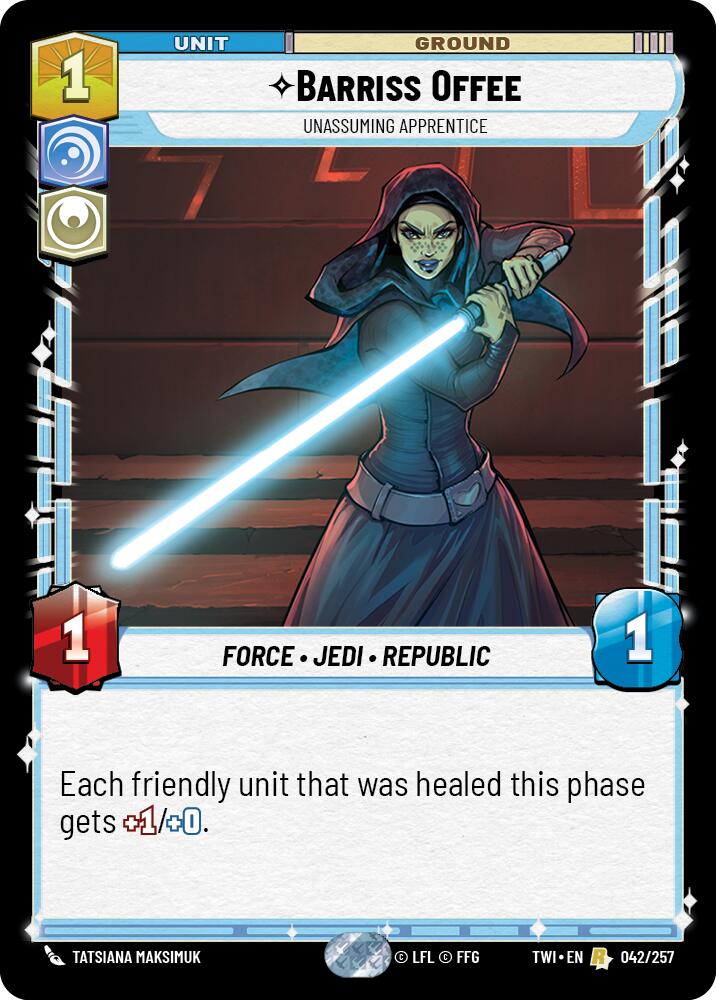 Barriss Offee - Unassuming Apprentice (042/257) [Twilight of the Republic]