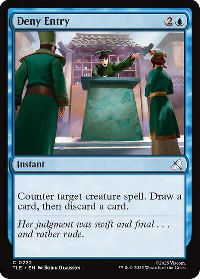 Deny Entry (Avatar: The Last Airbender: Eternal-Legal) Near Mint Foil