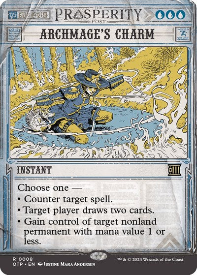 Archmage's Charm (Outlaws of Thunder Junction: Breaking News) Near Mint