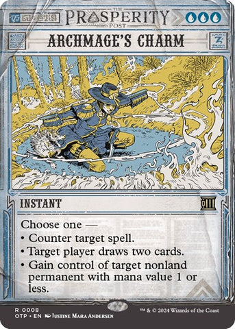 Archmage's Charm (Outlaws of Thunder Junction: Breaking News) Near Mint