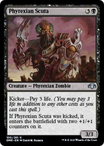Phyrexian Scuta (Dominaria Remastered) Near Mint Foil