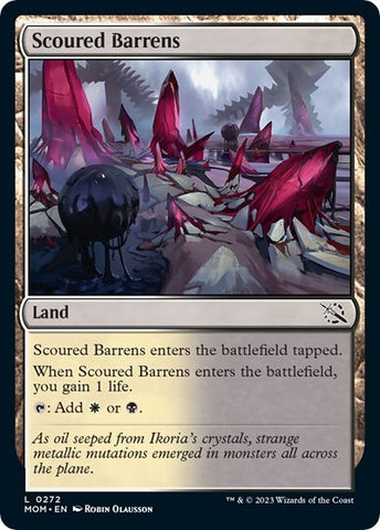 Scoured Barrens (March of the Machine) Near Mint Foil