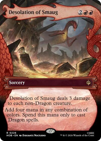 Desolation of Smaug (Showcase) (The Hobbit) Near Mint Foil