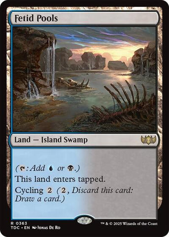 Fetid Pools (Commander: Tarkir: Dragonstorm) Near Mint