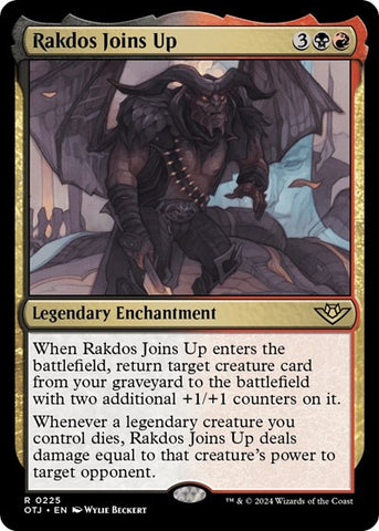 Rakdos Joins Up (Outlaws of Thunder Junction) Near Mint