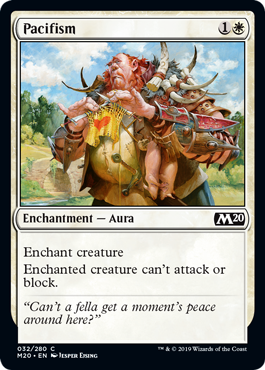 Pacifism (Magic 2020 Core Set) Near Mint Foil