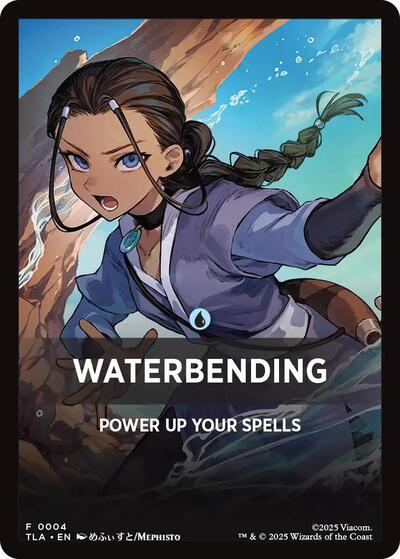 Waterbending Theme Card (Avatar: The Last Airbender) Near Mint