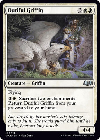 Dutiful Griffin (Wilds of Eldraine) Near Mint