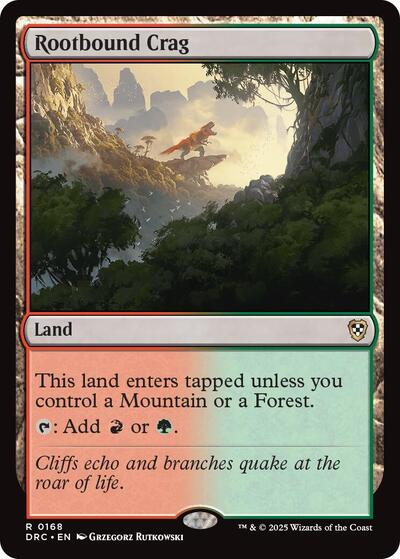Rootbound Crag (Commander: Aetherdrift) Near Mint