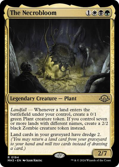 The Necrobloom (Modern Horizons 3) Near Mint Foil