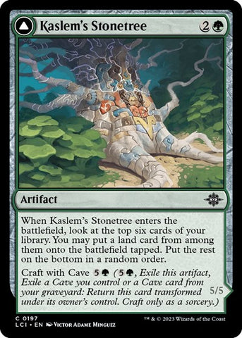 Kaslem's Stonetree (The Lost Caverns of Ixalan) Near Mint Foil