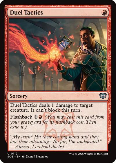 Duel Tactics (Secrets of Strixhaven) Near Mint Foil