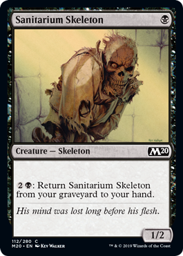 Sanitarium Skeleton (Magic 2020 Core Set) Near Mint Foil