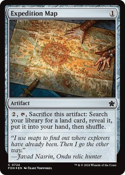 Expedition Map (Foundations) Near Mint Foil