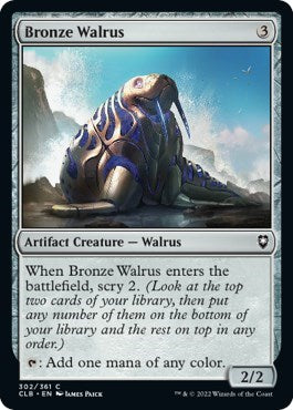 Bronze Walrus (Commander Legends: Battle for Baldur's Gate) Near Mint Foil