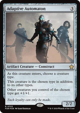 Adaptive Automaton (Foundations) Near Mint Foil