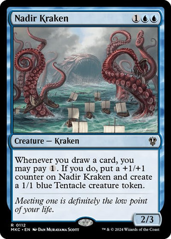 Nadir Kraken (Commander: Murders at Karlov Manor) Near Mint