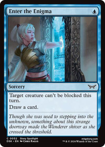 Enter the Enigma (Duskmourn: House of Horror) Near Mint Foil