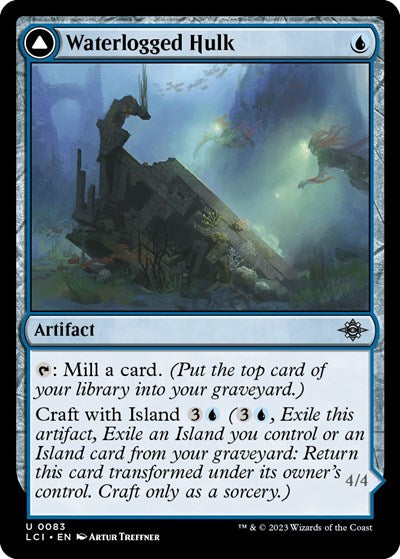 Waterlogged Hulk (The Lost Caverns of Ixalan) Near Mint