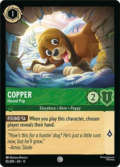 Copper - Hound Pup (Winterspell) Near Mint Cold Foil