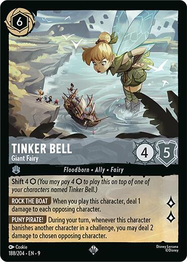 Tinker Bell - Giant Fairy (Fabled) Near Mint Cold Foil