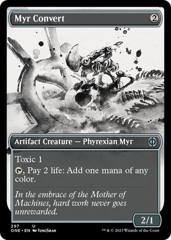 Myr Convert (Showcase) (Phyrexia: All Will Be One) Near Mint