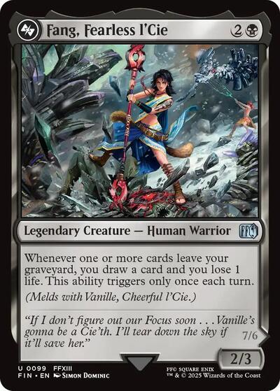 Fang, Fearless l'Cie (Universes Beyond: FINAL FANTASY) Light Play Foil