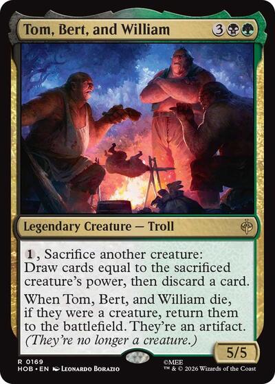 Tom, Bert, and William (The Hobbit) Near Mint Foil