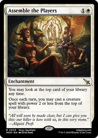 Assemble the Players (Murders at Karlov Manor) Near Mint Foil