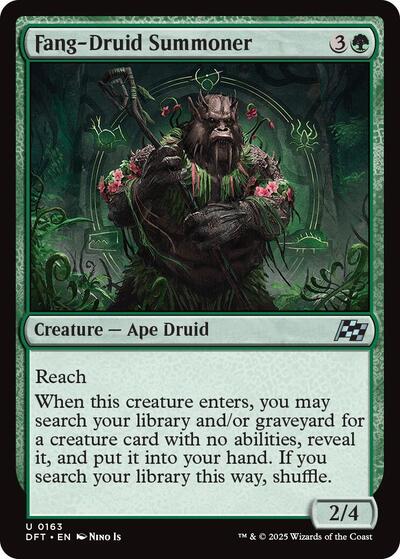 Fang-Druid Summoner (Aetherdrift) Near Mint Foil