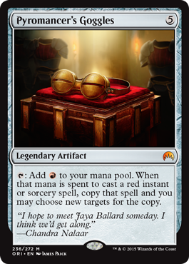 Pyromancer's Goggles (Magic Origins) Light Play Foil