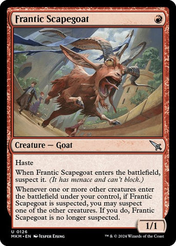 Frantic Scapegoat (Murders at Karlov Manor) Near Mint Foil