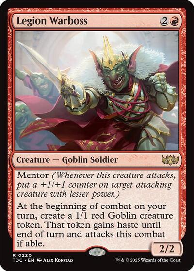 Legion Warboss (Commander: Tarkir: Dragonstorm) Near Mint