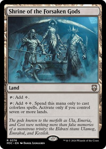Shrine of the Forsaken Gods (Commander: Modern Horizons 3) Near Mint