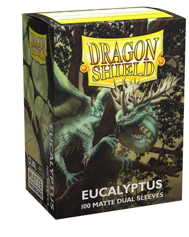 Dragon Shield Dual Matte Standard Sleeves Eucalyptus (100-Pack) (Dragon Shield) New