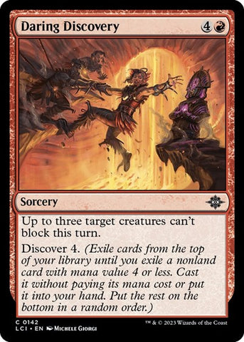 Daring Discovery (The Lost Caverns of Ixalan) Near Mint Foil