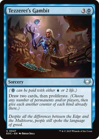 Tezzeret's Gambit (Commander: Edge of Eternities) Near Mint